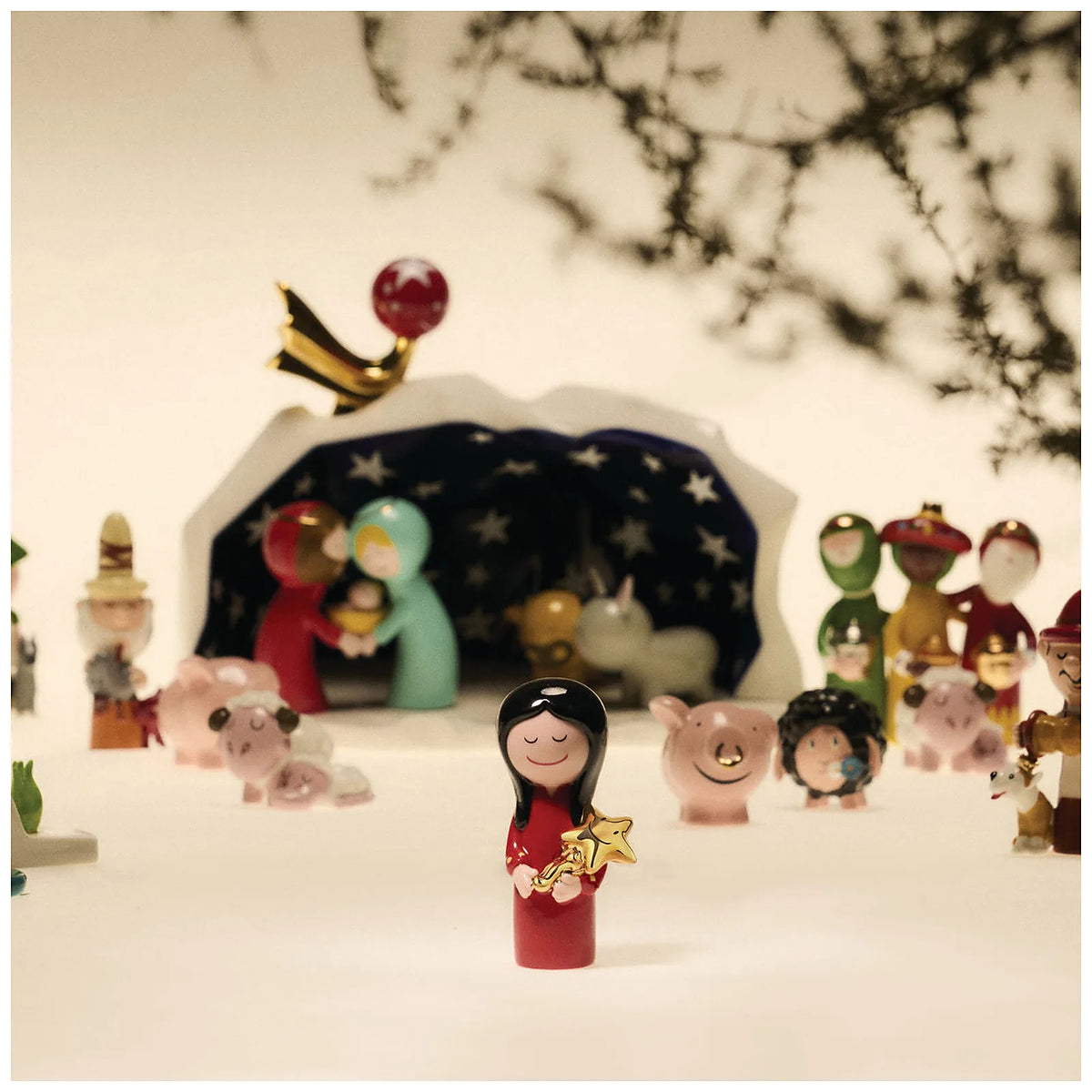 Alessi Figurka z porcelany Happy Eternity Baby Dziecko Gwiazd - zdjęcie 5