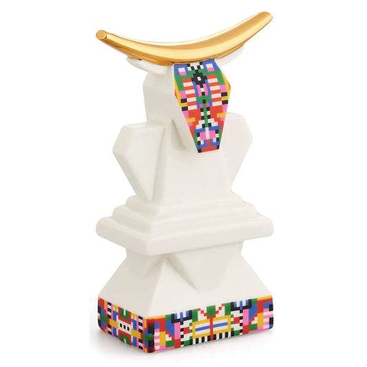 Alessi Figurka z porcelany HOLYHEDRICS Cow - zdjęcie 2