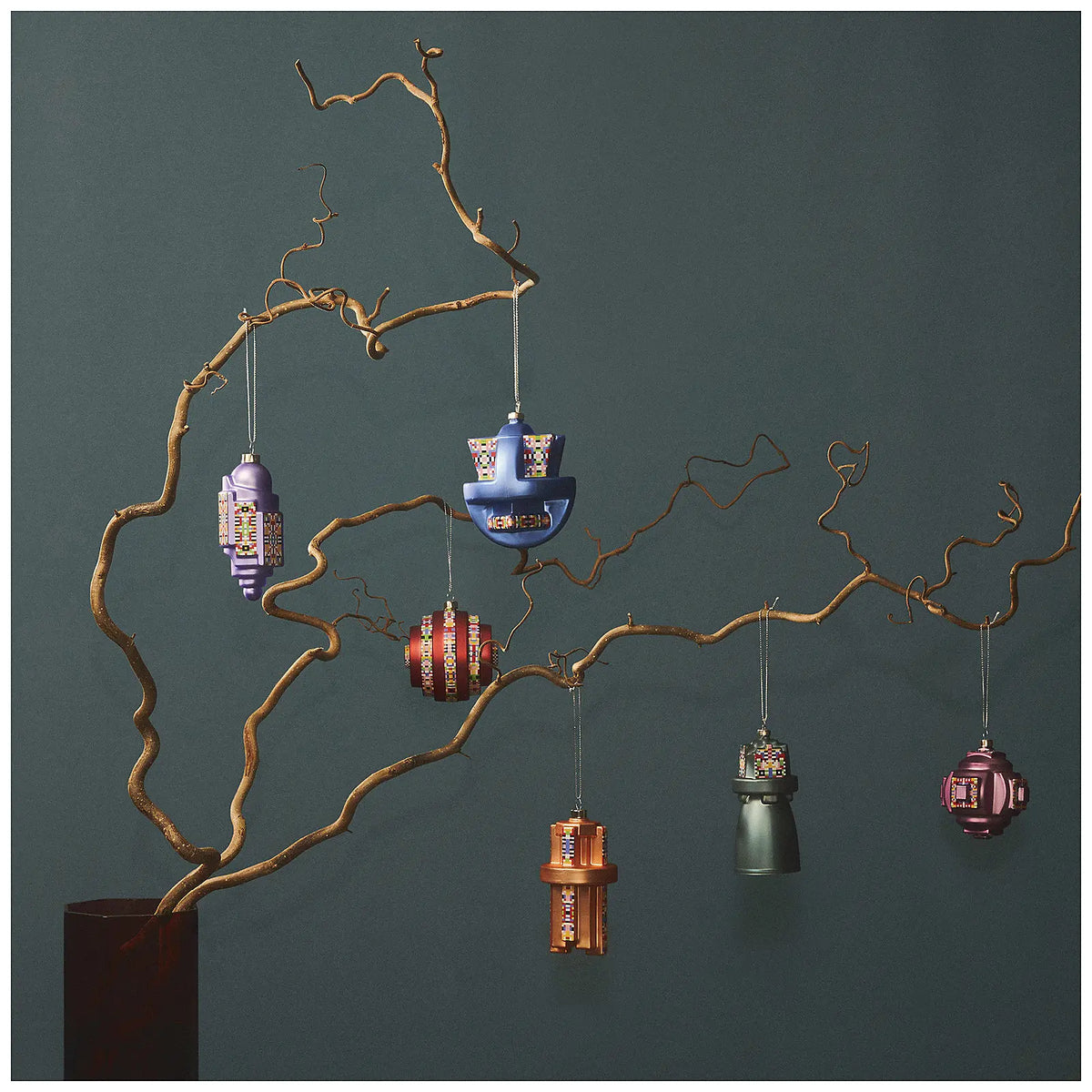 Alessi Szklana bombka choinkowa HOLYHEDRICS Dome - zdjęcie 3