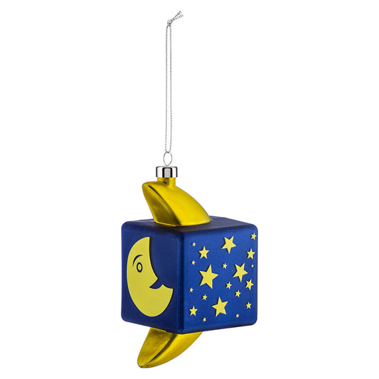 Alessi Szklana bombka choinkowa Palle Quadrate Mooncube - zdjęcie 2