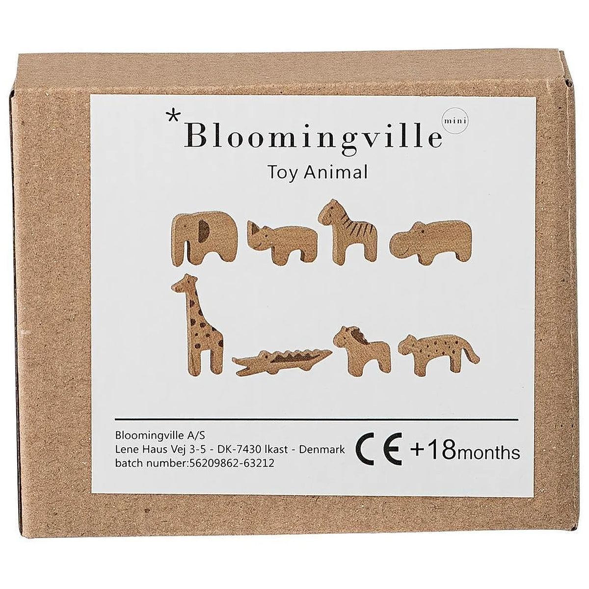 Bloomingville Zestaw drewnianych zwierzątek - zdjęcie 2