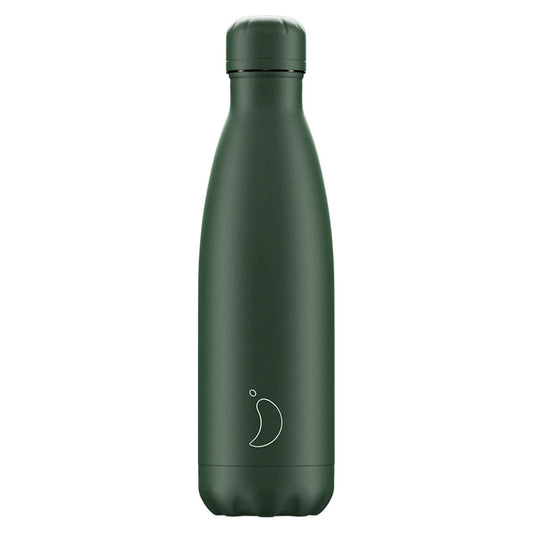 Chilly's Bottles Butelka termiczna Original Matte 500 ml - wariant kolor zielony