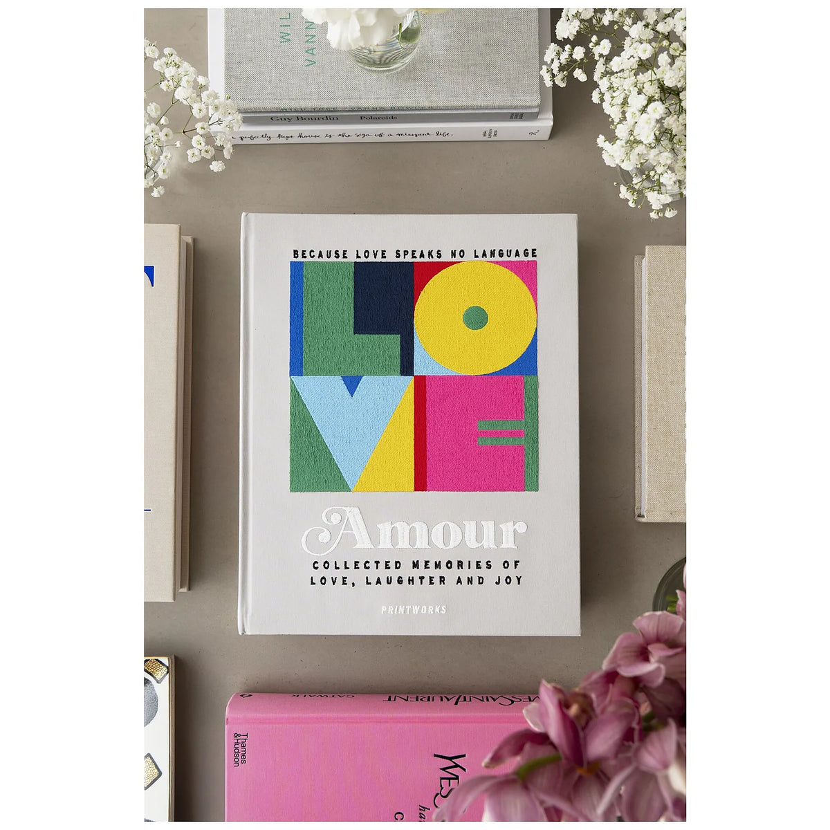 Printworks Haftowany album na zdjęcia Amour Grey Multi - widok 6