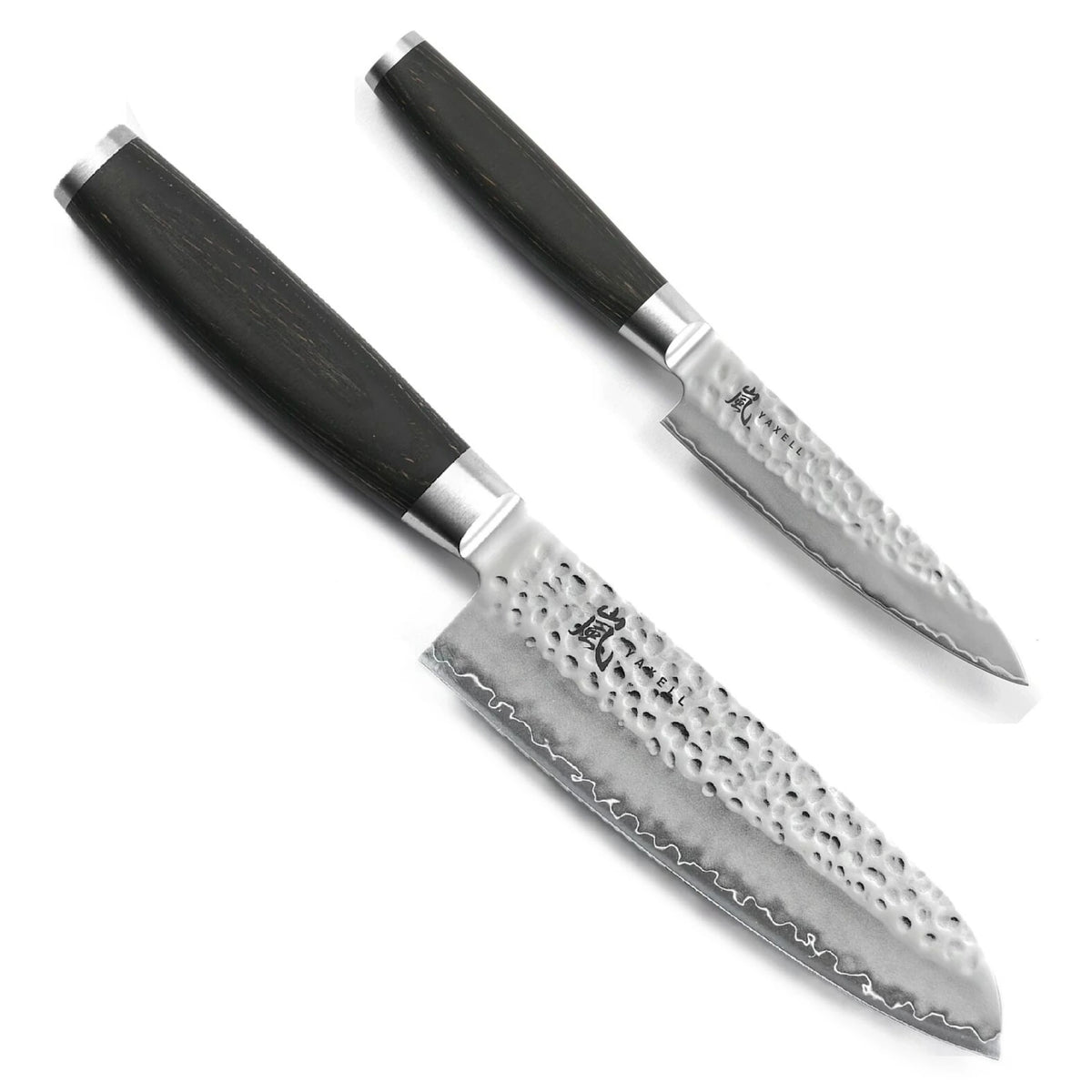 Zestaw 2 japońskich noży kuchennych Taishi: santoku, uniwersalny widok 3