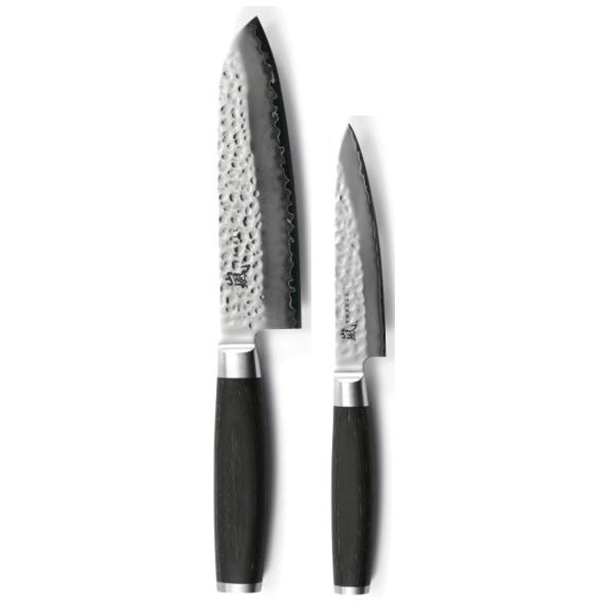 Zestaw 2 japońskich noży kuchennych Taishi: santoku, uniwersalny widok główny