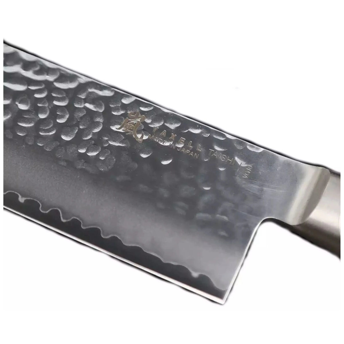 Zestaw 3 japońskich noży kuchennych Taishi: szefa kuchni, santoku mały, do obierania widok 7
