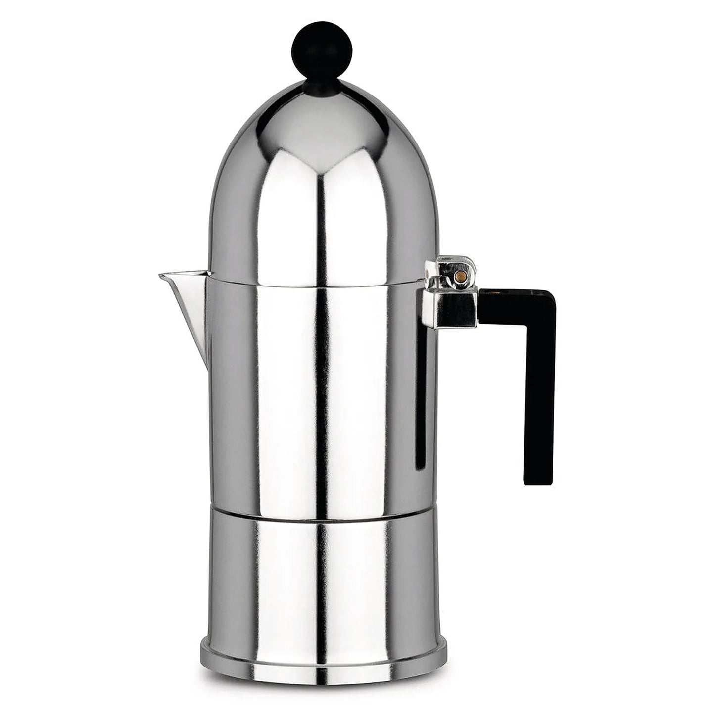 Alessi Ciśnieniowy zaparzacz do espresso La Cupola - czarna rączka widok 7 zdjęcie wariantu A9095-3-B