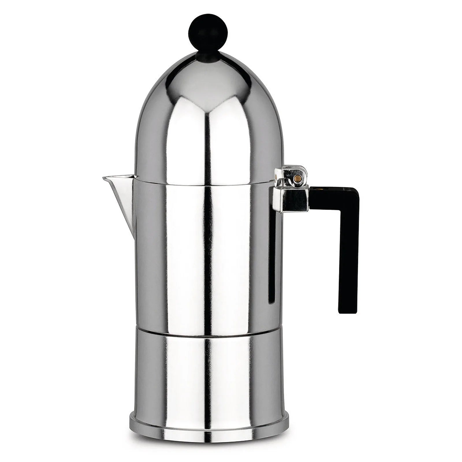 Alessi Ciśnieniowy zaparzacz do espresso La Cupola - czarna rączka widok 7 zdjęcie wariantu A9095-3-B
