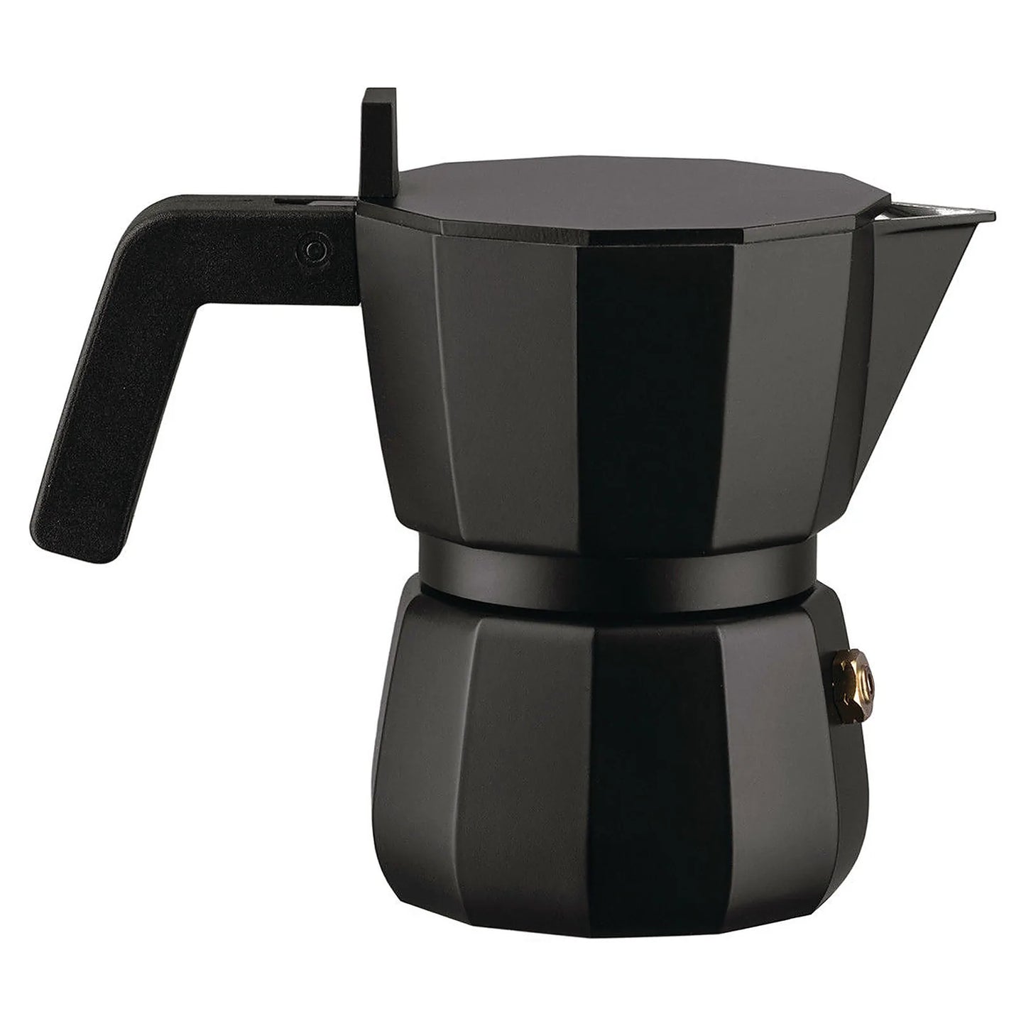 Alessi Ciśnieniowy zaparzacz do espresso Moka – model czarny pojemność 70 ml widok 2 zdjęcie wariantu DC06-1-B