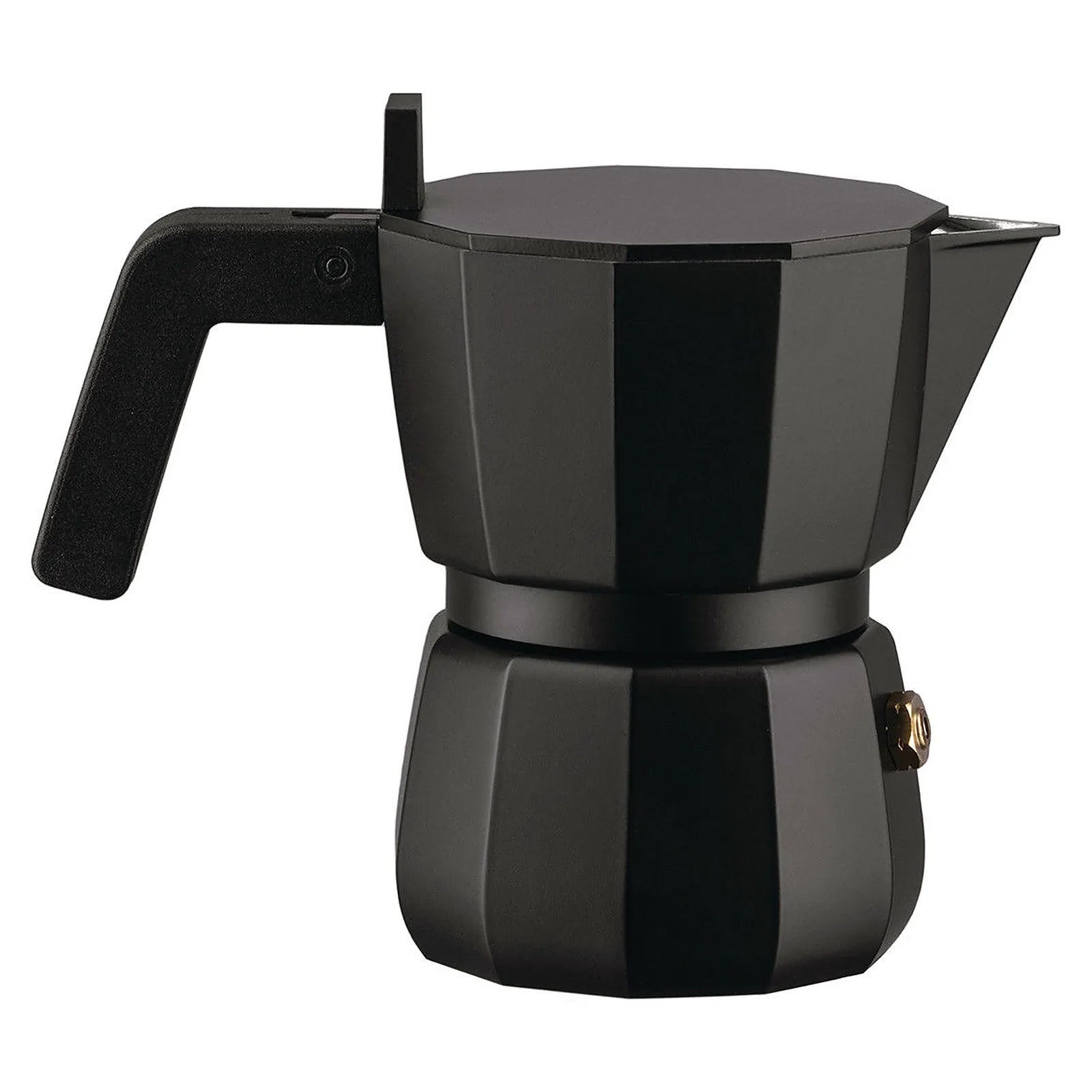 Alessi Ciśnieniowy zaparzacz do espresso Moka – model czarny pojemność 70 ml widok 2 zdjęcie wariantu DC06-1-B