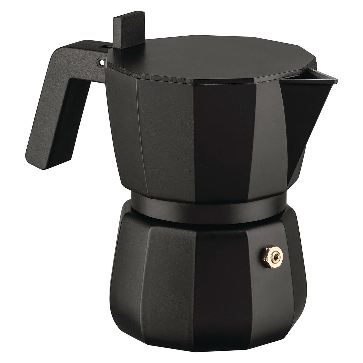 Alessi Ciśnieniowy zaparzacz do espresso Moka – model czarny pojemność 150 ml widok 1 zdjęcie wariantu DC06-3-B