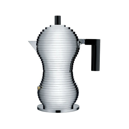 Alessi Ciśnieniowy zaparzacz do kawy Pulcina – czarna rączka pojemność 300 ml do indukcji zdjęcie wariantu MDL02-6-BFM
