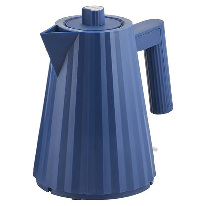 Alessi Czajnik elektryczny Plisse o pojemności 1000 ml - kolor niebieski widok 2 zdjęcie wariantu MDL06-1DAZ