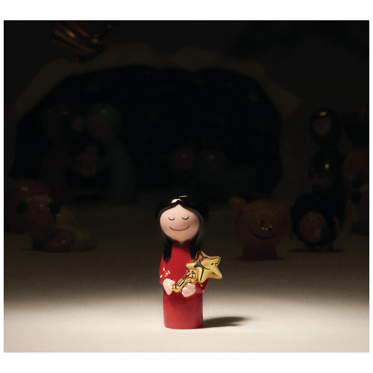 Alessi Figurka z porcelany Happy Eternity Baby Dziecko Gwiazd - zdjęcie 3