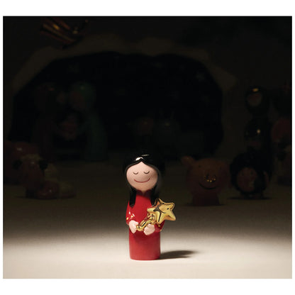 Alessi Figurka z porcelany Happy Eternity Baby Dziecko Gwiazd - zdjęcie 3
