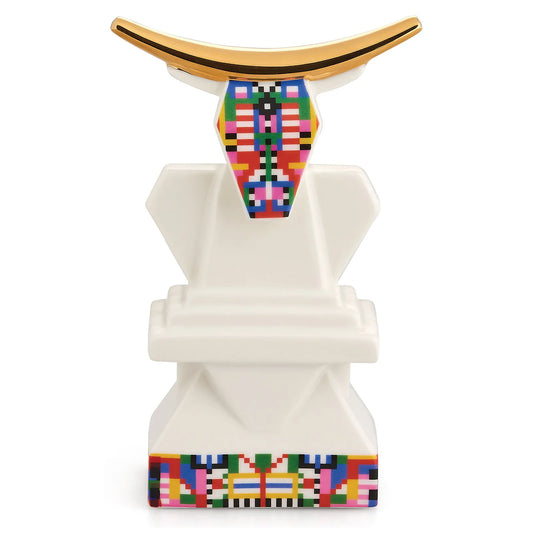 Alessi Figurka z porcelany HOLYHEDRICS Cow - zdjęcie główne