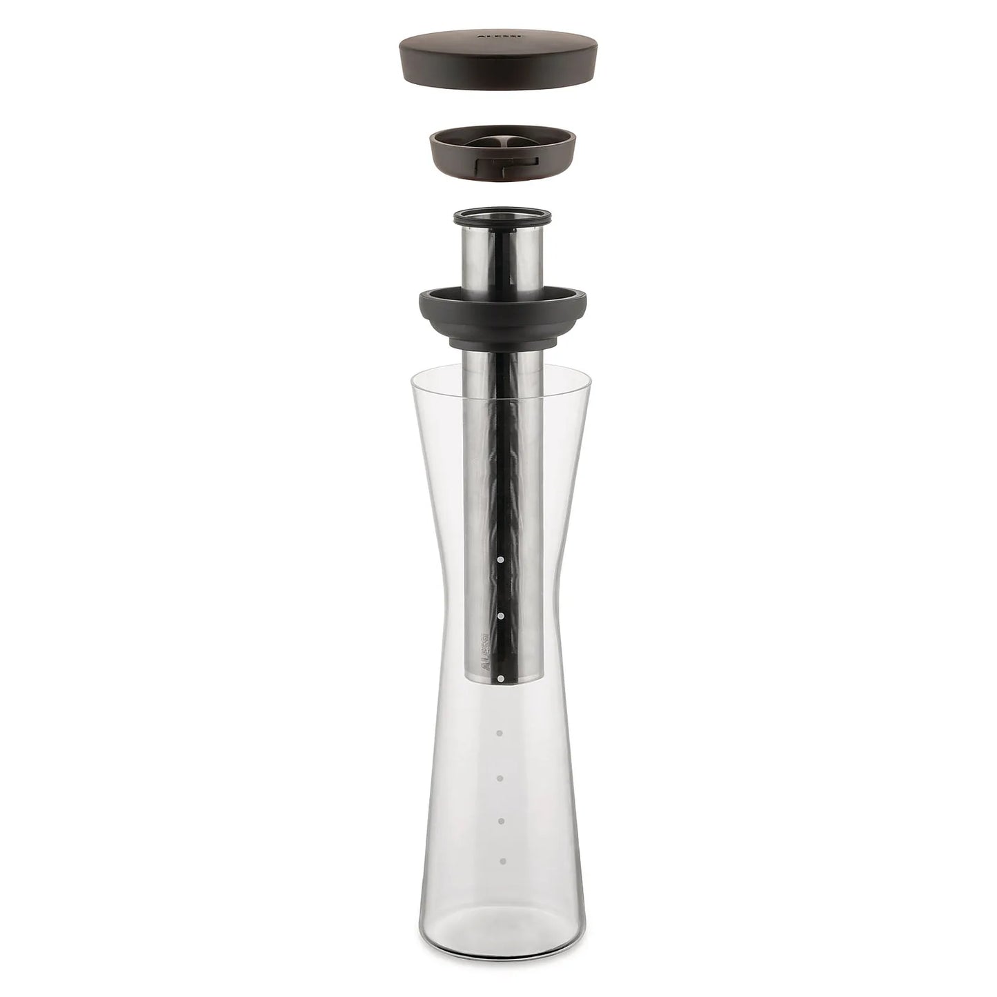 Alessi Karafka do kawy cold brew - kolor brązowy widok 2 zdjęcie wariantu GIA31-BR