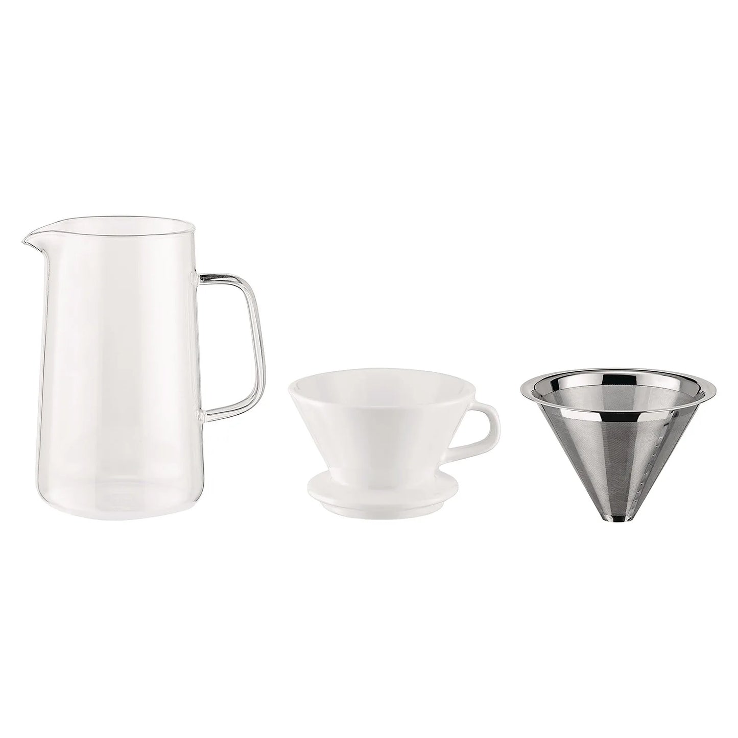 Alessi Karafka z filtrem do slow coffee - widok 3 zdjęcie wariantu KT01S1