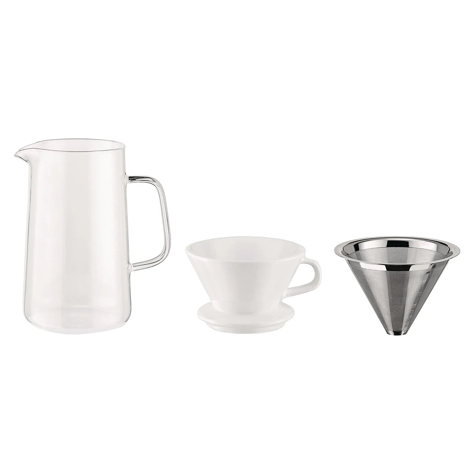 Alessi Karafka z filtrem do slow coffee - widok 3 zdjęcie wariantu KT01S1