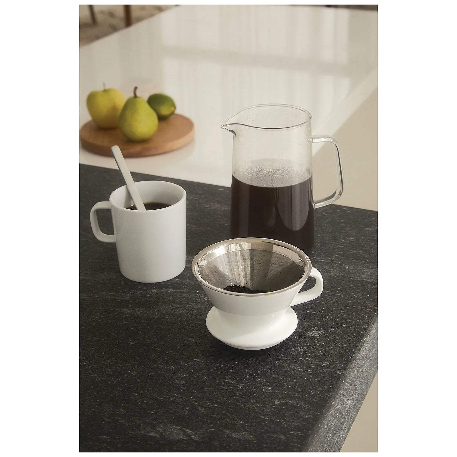 Alessi Karafka z filtrem do slow coffee - widok 6 zdjęcie wariantu KT01S1