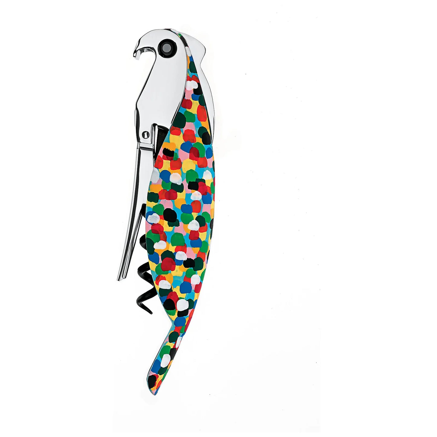 Alessi Korkociąg barmański Parrot - widok główny kolor Wielokolorowy zdjęcie wariantu AAM32-1