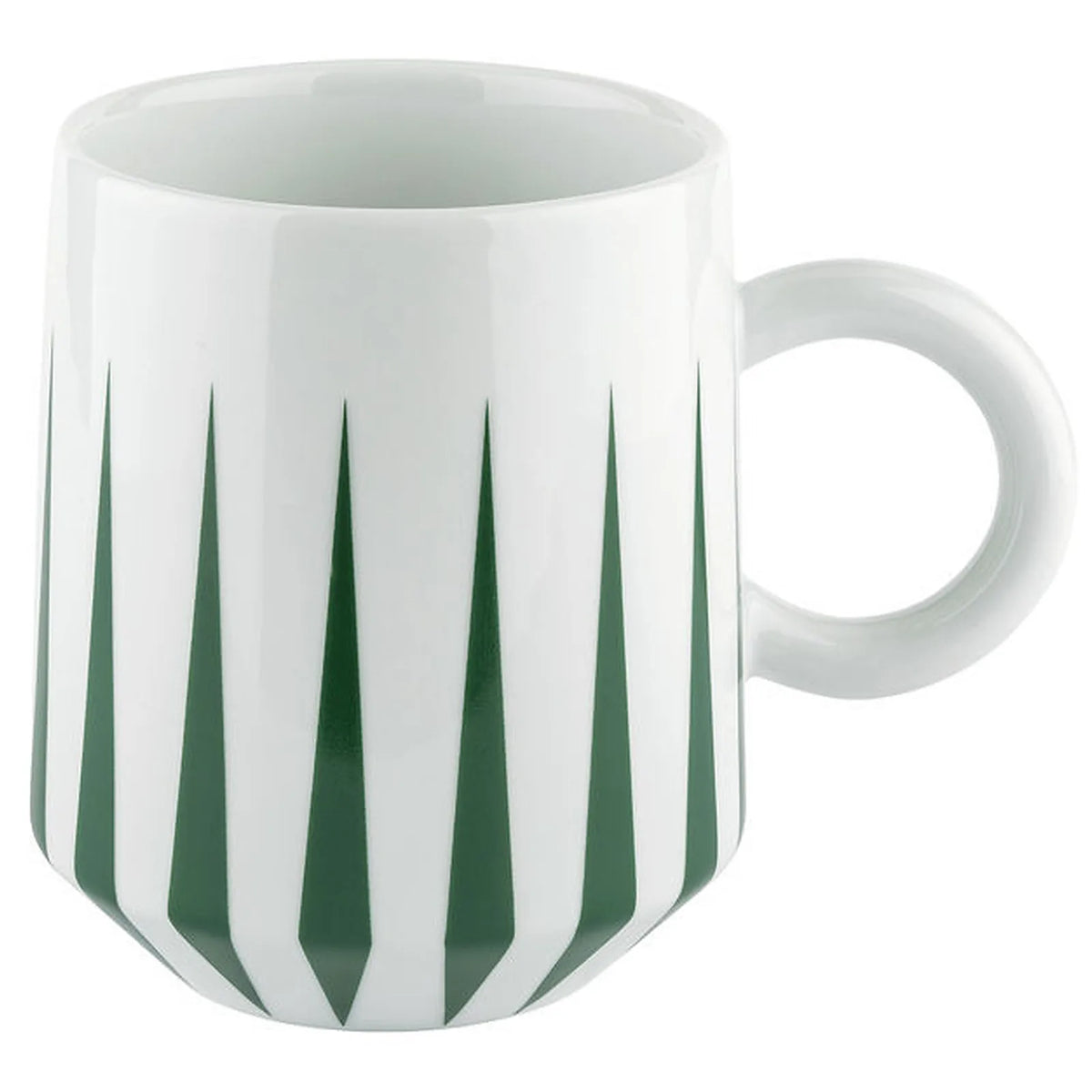 Alessi Kubek z porcelany DELIGHT - wariant kolor zielony