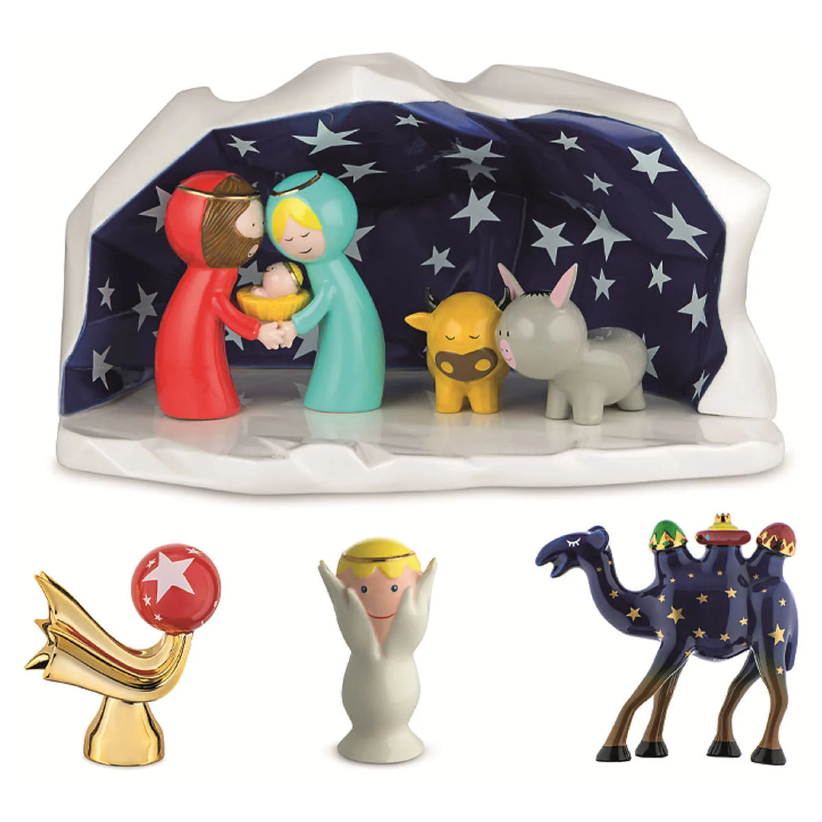 Alessi Porcelanowa szopka Happy Eternity Baby Large - zdjęcie główne