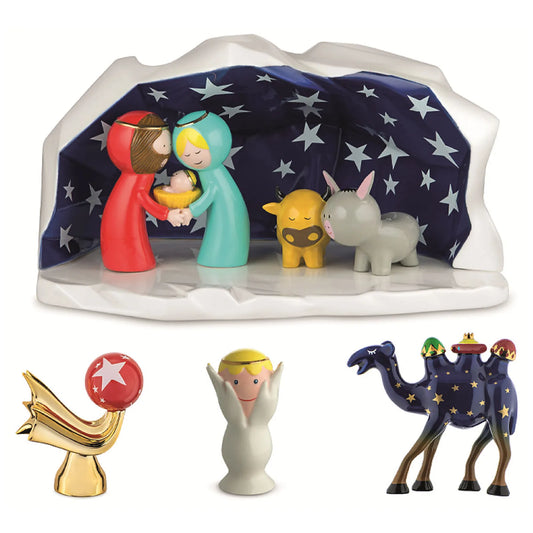 Alessi Porcelanowa szopka Happy Eternity Baby Large - zdjęcie główne