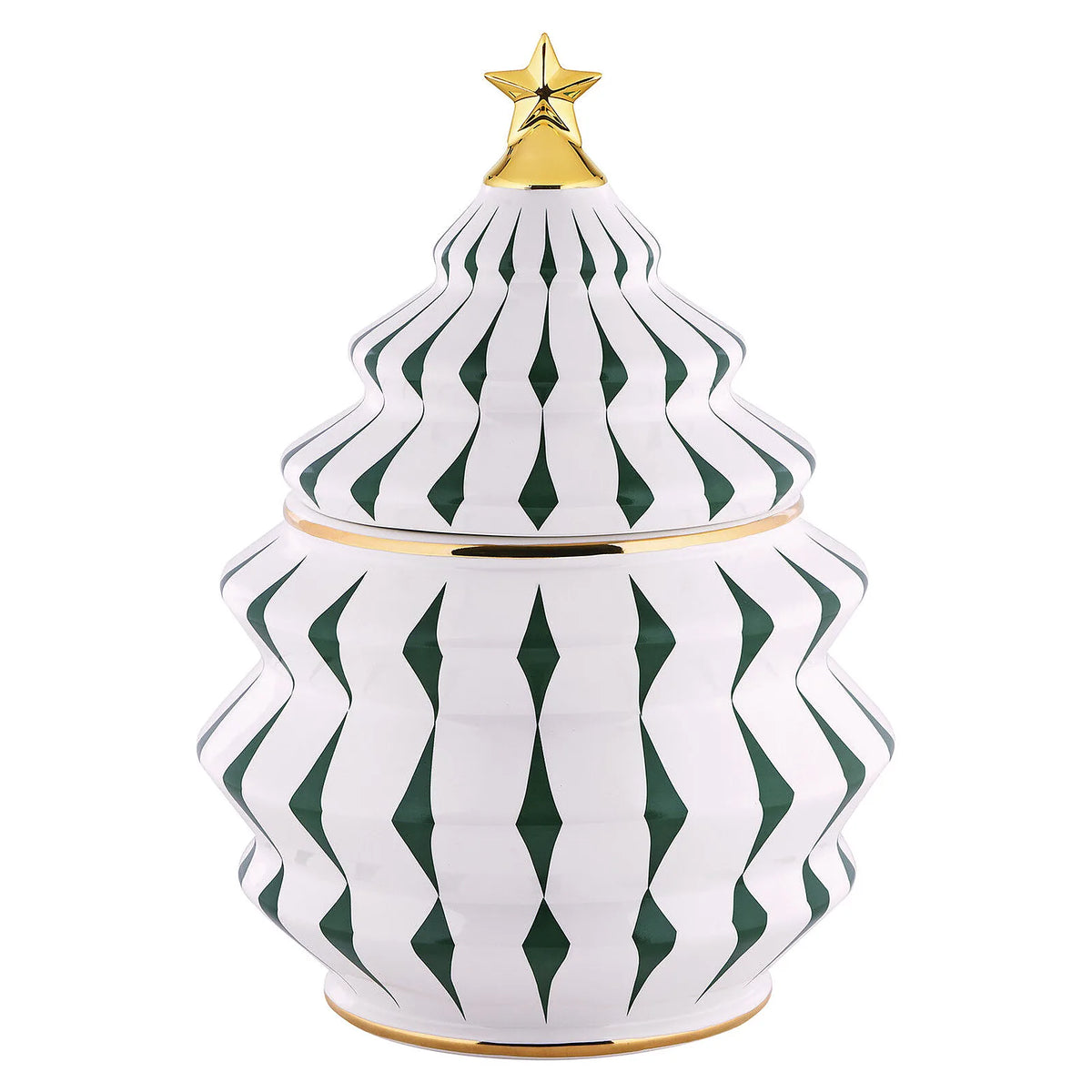 Alessi Porcelanowy pojemnik na ciastka DELIGHT - wariant kolor zielony