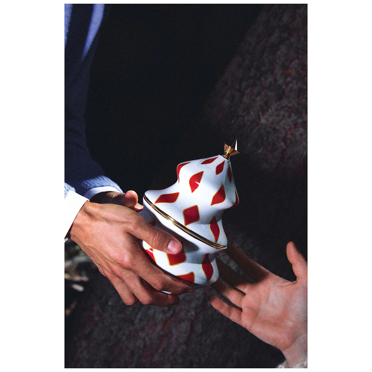 Alessi Porcelanowy pojemnik na słodycze DELIGHT - zdjęcie 5