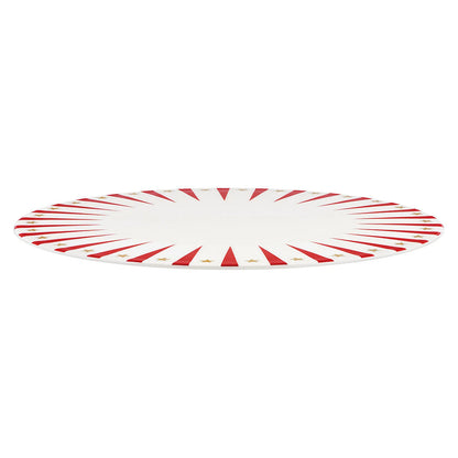 Alessi Porcelanowy talerz DELIGHT - zdjęcie główne kolor czerwony