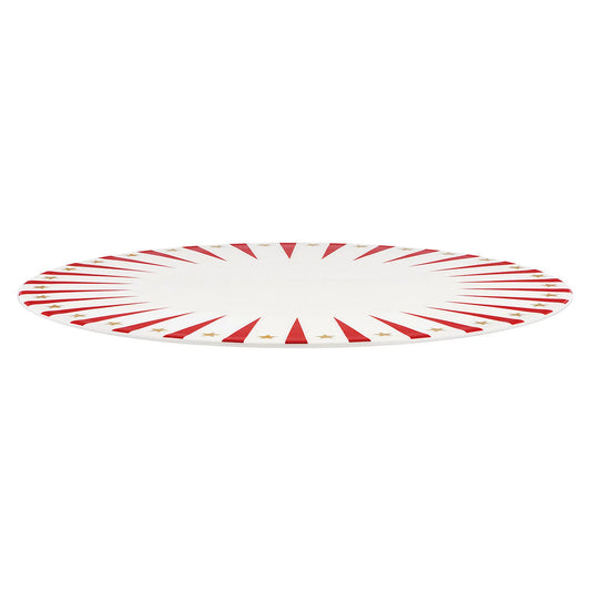 Alessi Porcelanowy talerz DELIGHT - zdjęcie główne kolor czerwony