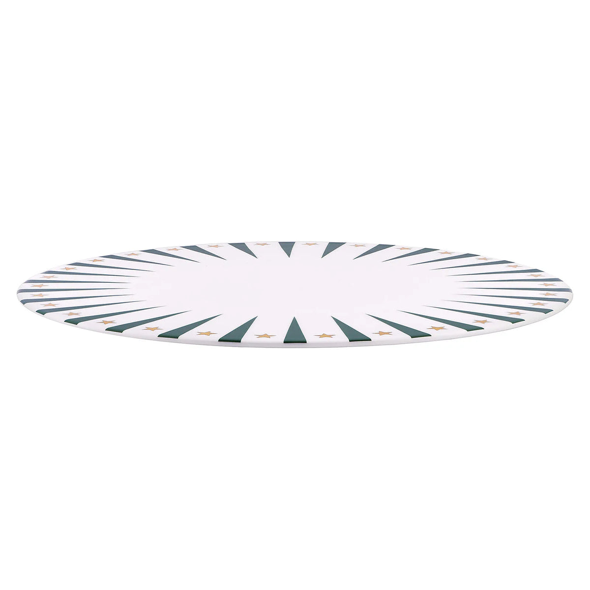 Alessi Porcelanowy talerz DELIGHT - wariant kolor zielony