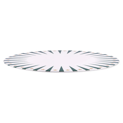 Alessi Porcelanowy talerz DELIGHT - wariant kolor zielony