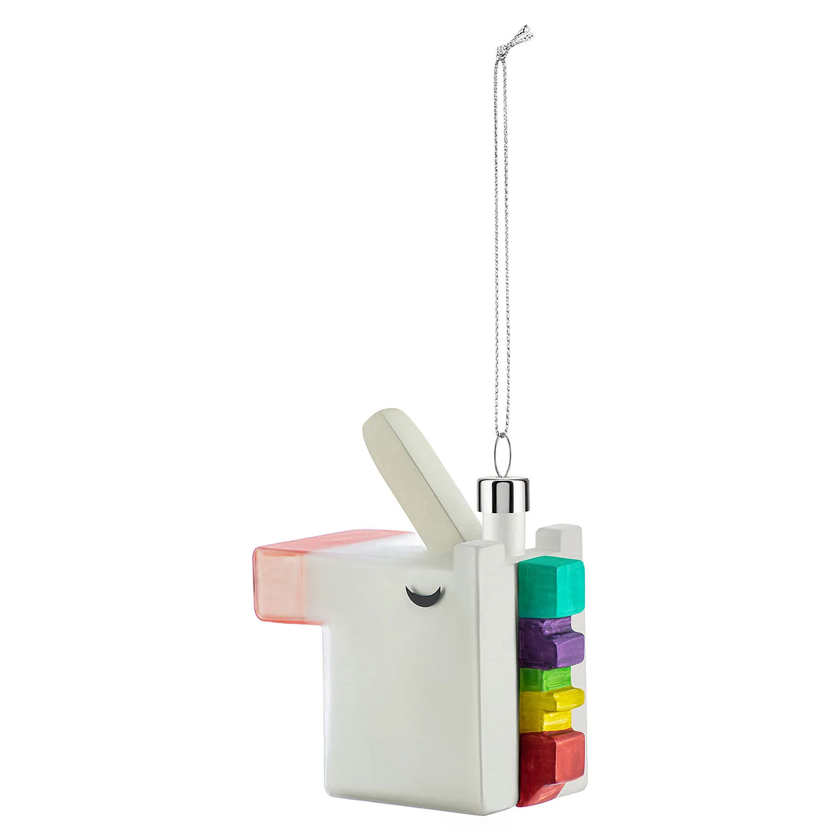 Alessi Szklana bombka choinkowa Palle Quadrate Cubicorno - zdjęcie 2
