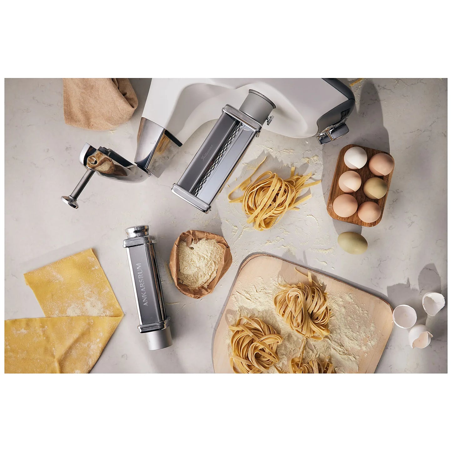Ankarsrum Zestaw do makaronu Lasagna&Fettuccine Assistent Original - zdjęcie 10
