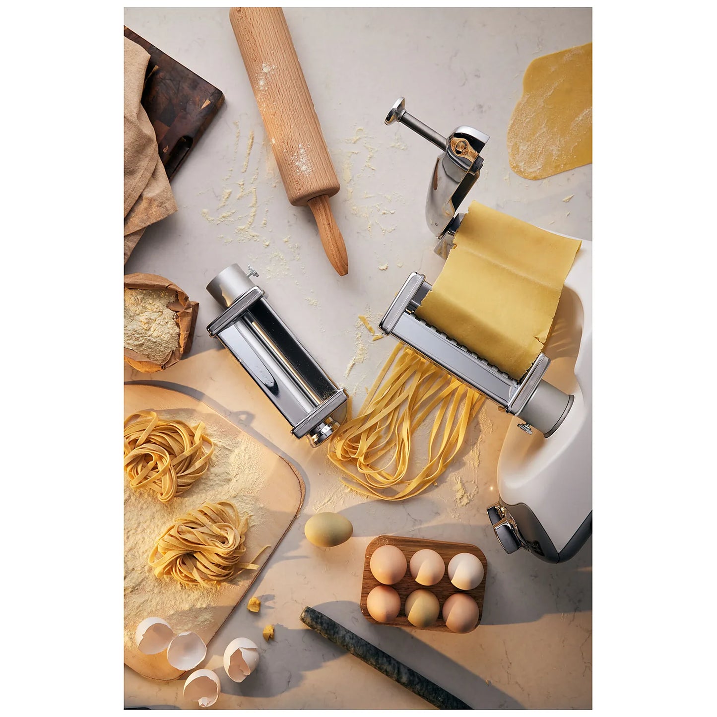 Ankarsrum Zestaw do makaronu Lasagna&Fettuccine Assistent Original - zdjęcie 3