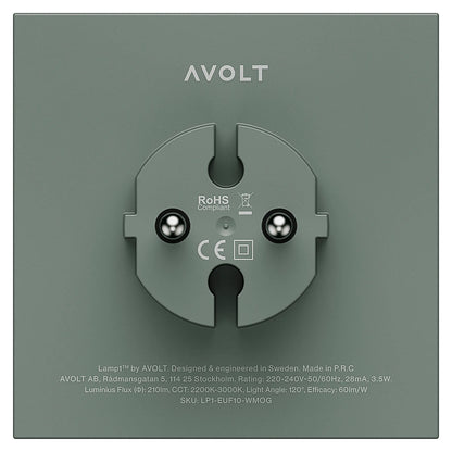 Avolt Lampka LED do kontaktu - wariant kolor zielony dębowy - widok 18