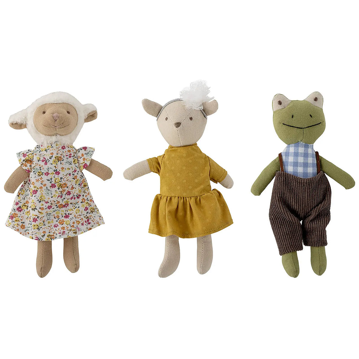 Bloomingville Zestaw 3 laleczek Animal Friends - zdjęcie główne