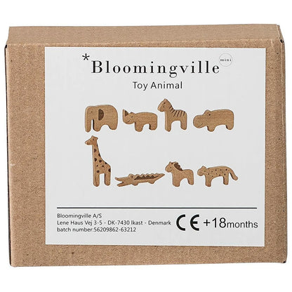 Bloomingville Zestaw drewnianych zwierzątek - zdjęcie 2