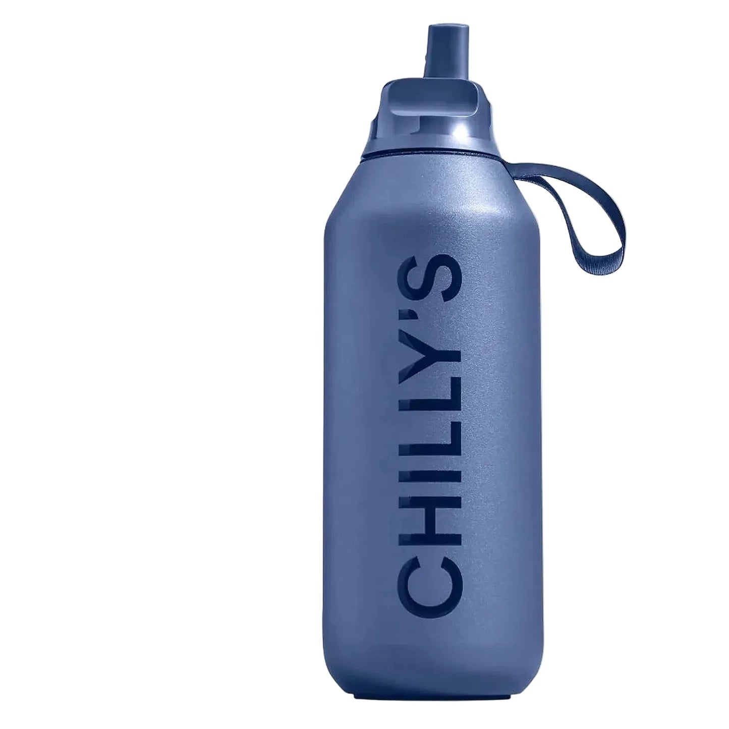 Chilly's Bottles Butelka sportowa Series 2 Sport 500 ml metaliczna - zdjęcie główne kolor niebieski