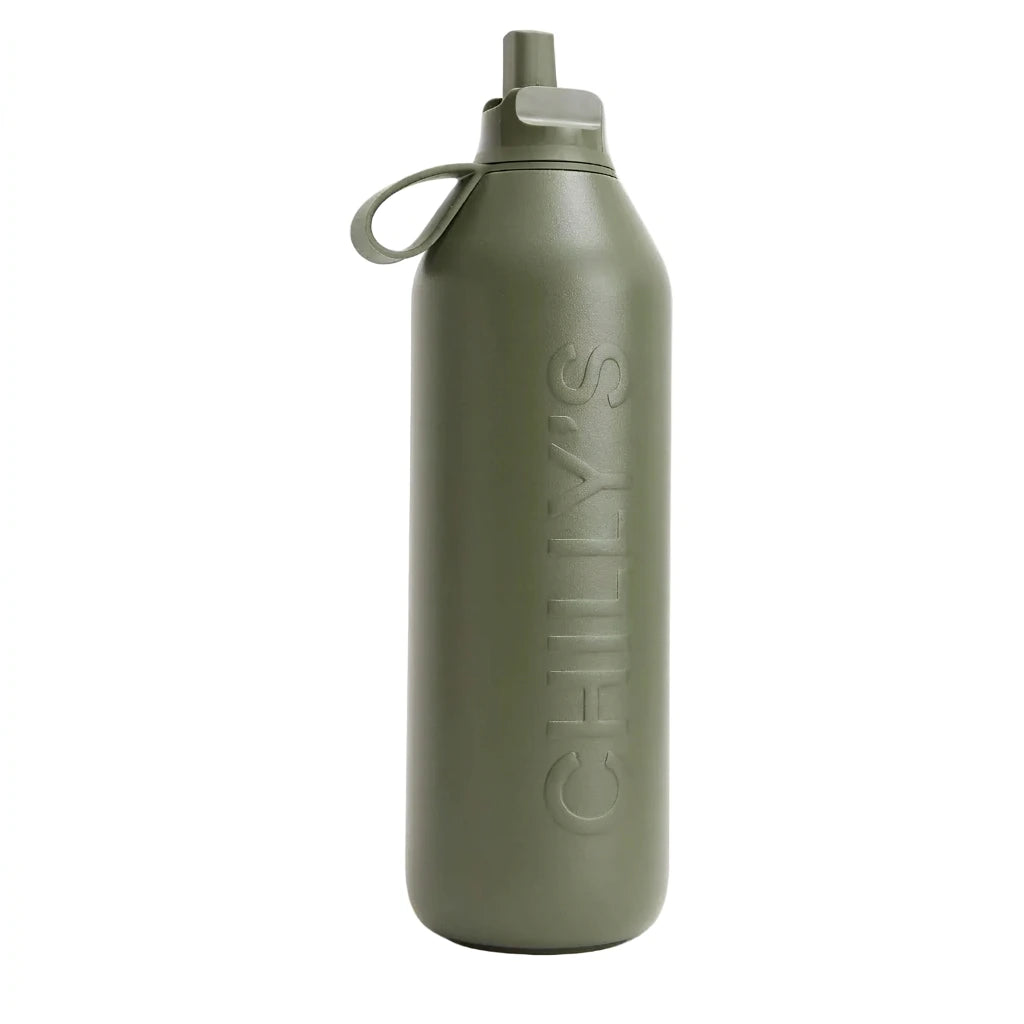 Chilly's Bottles Butelka sportowa Series 3 Flip 1000 ml – zdjęcie główne wariant kolor zielony – Cargo