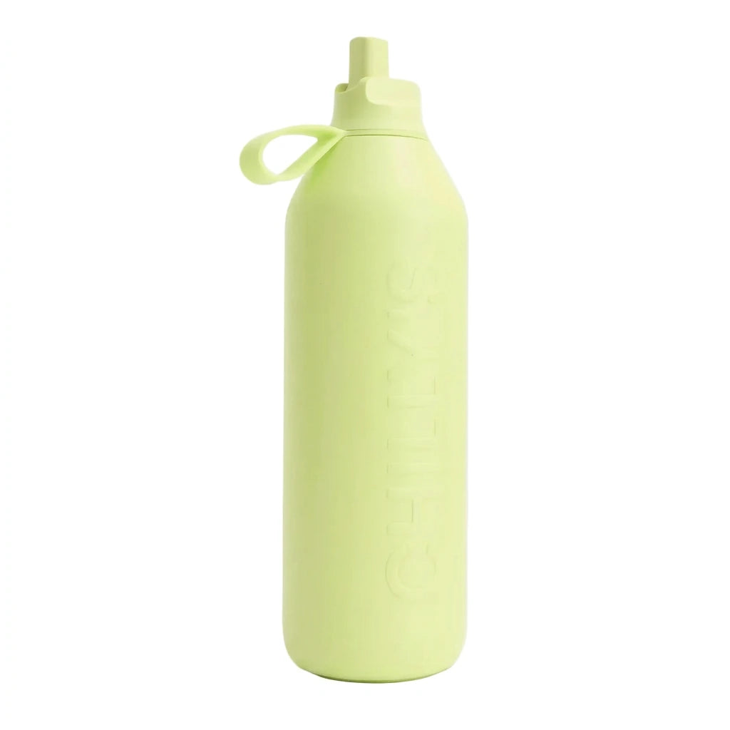 Chilly's Bottles Butelka sportowa Series 3 Flip 1000 ml – zdjęcie główne wariant kolor limonkowy – Limelite