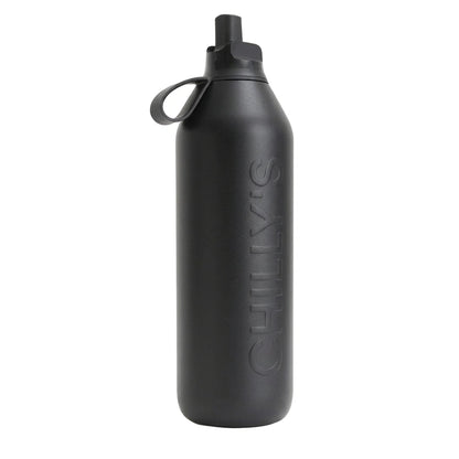 Chilly's Bottles Butelka sportowa Series 3 Flip 1000 ml – zdjęcie główne wariant kolor czarny – Onyx
