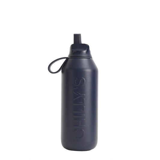 Chilly's Bottles Butelka sportowa Series 3 Flip 500 ml – zdjęcie główne wariant kolor granatowy – Astral