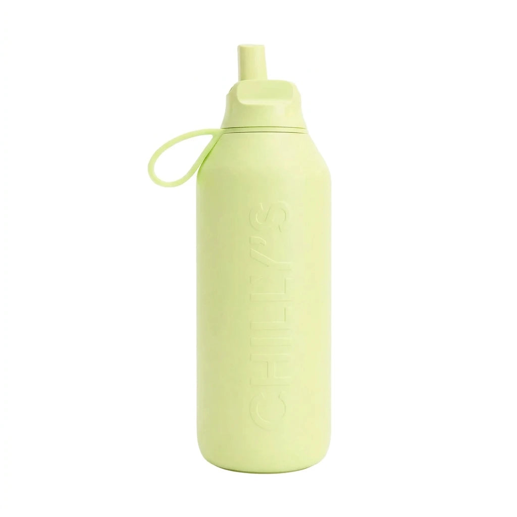 Chilly's Bottles Butelka sportowa Series 3 Flip 500 ml – zdjęcie główne wariant kolor limonkowy – Limelite