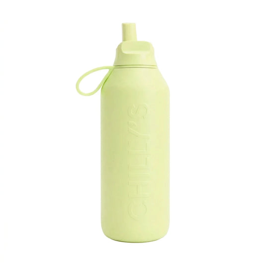 Chilly's Bottles Butelka sportowa Series 3 Flip 500 ml – zdjęcie główne wariant kolor limonkowy – Limelite