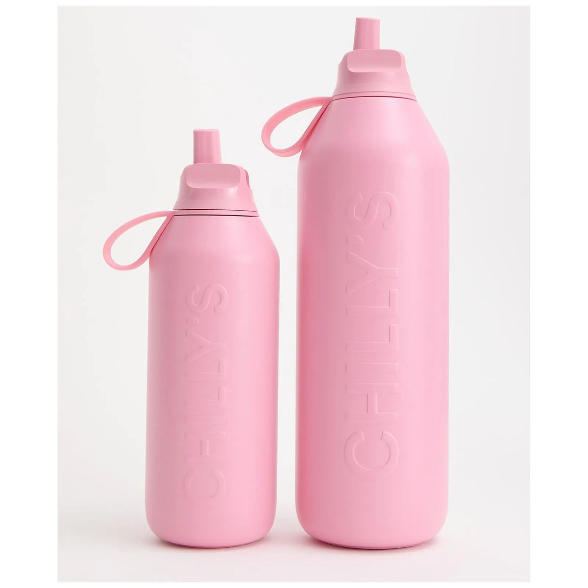 Chilly's Bottles Butelka sportowa Series 3 Flip 500 ml – kolor różowy – Lotus – widok numer 10