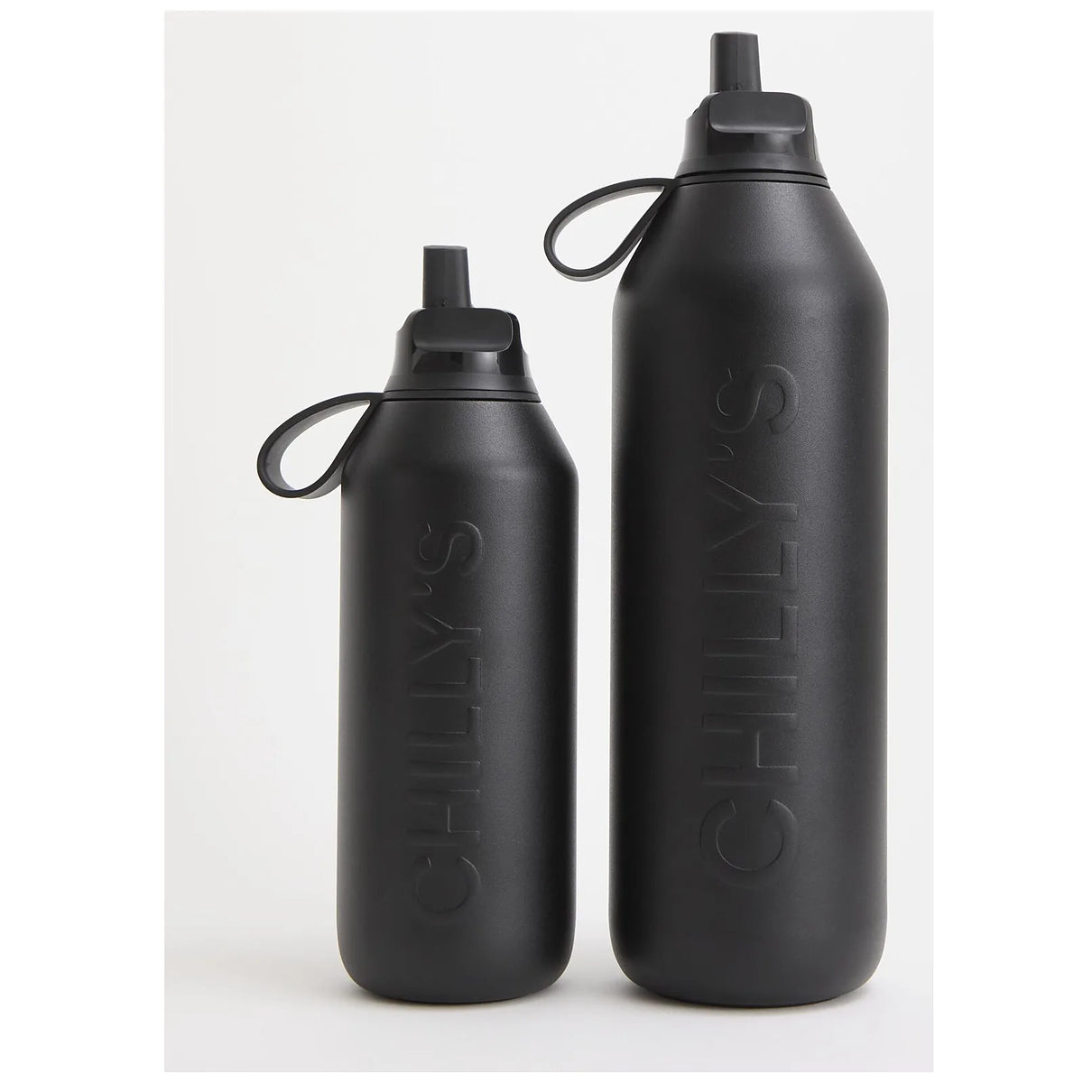 Chilly's Bottles Butelka sportowa Series 3 Flip 500 ml – kolor czarny – Onyx – widok numer 10
