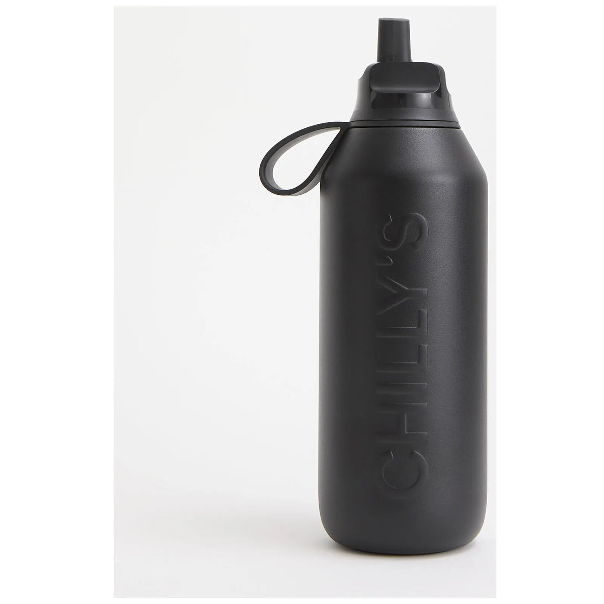 Chilly's Bottles Butelka sportowa Series 3 Flip 500 ml – kolor czarny – Onyx – widok numer 8